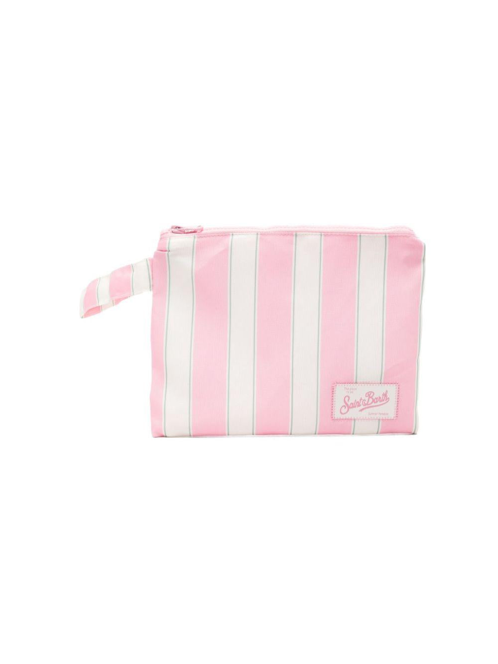 Pochette Pareasy MC2 Saint Barth rosa con design a righe PARE0001 00760L MC2 ST. BARTH KIDS 