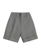 Shorts per neonato Paio Crippa grigio con passanti per cintura ULIVO 93 PAIO CRIPPA 