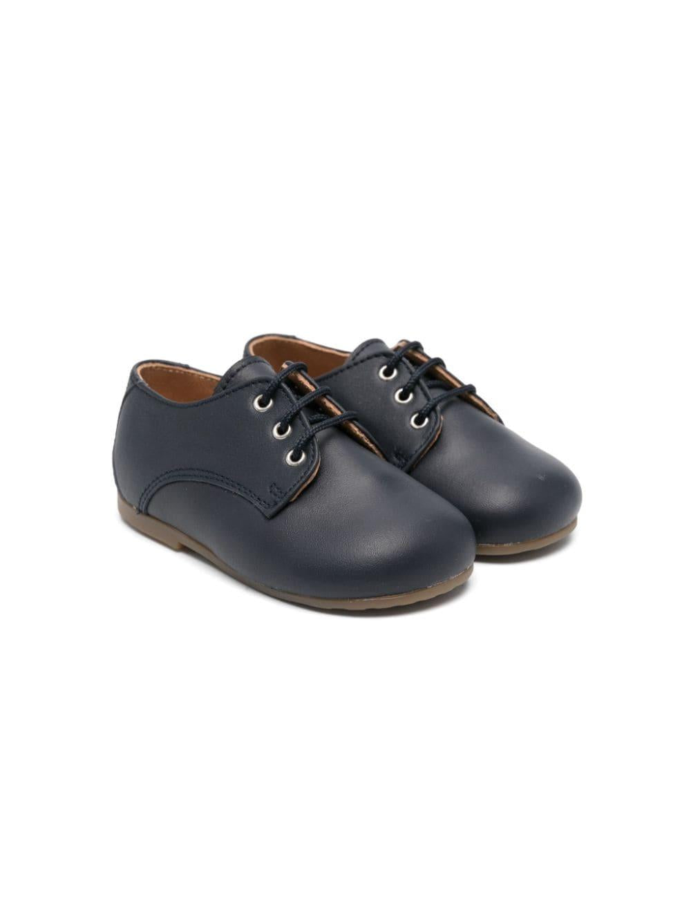 Scarpe primi passi per neonato Eli1957 blu con lacci 14027AK AZUL Eli Kids 