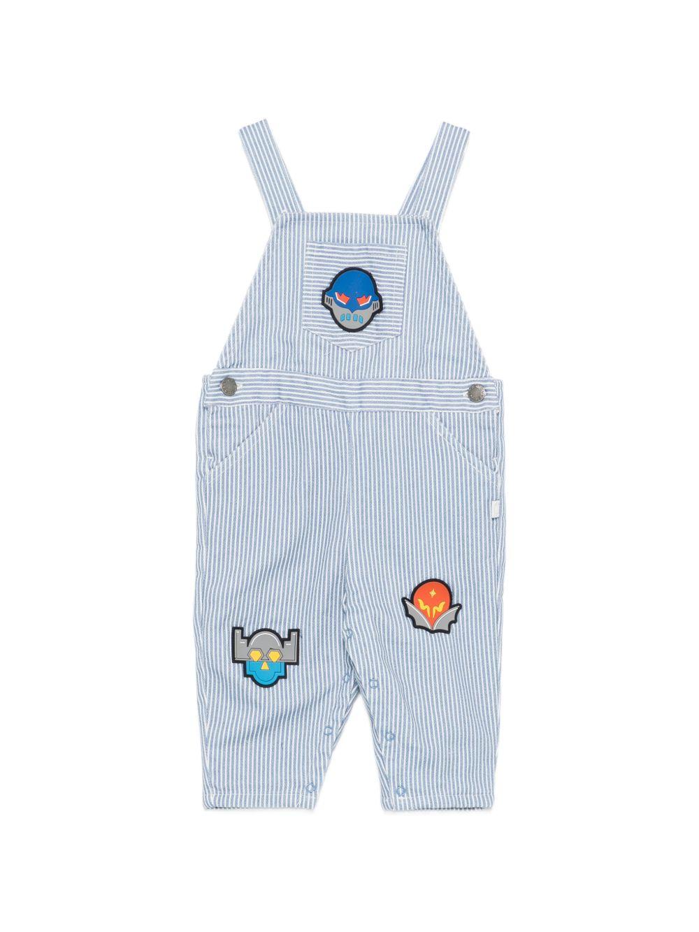 Tutina per neonato Stella McCartney Kids multicolore con design a righe TZA302 Z3961 61A STELLA McCARTNEY KIDS 