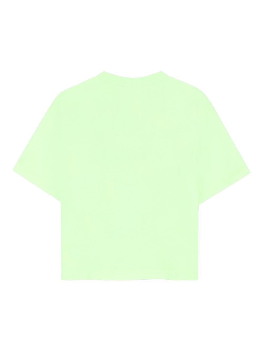 T-shirt per bambino Billieblush verde con stampa grafica U21697 552 BILLIEBLUSH KIDS 