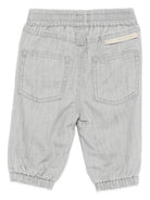 Pantaloni per neonato Stella McCartney Kids grigio con stampa scoiattolo TX6580 Z0522 970 STELLA McCARTNEY KIDS 