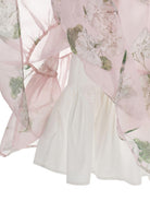 Abito per bambina Monnalisa rosa con stampa a fiori 71G913 7652 0091 MONNALISA KIDS 