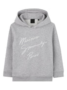 Felpa per bambino Givenchy Kids grigio con cappuccio e logo H30942 A01 GIVENCHY KIDS 