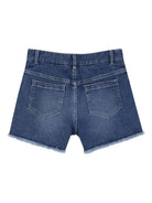 Shorts per bambina Chloé Kids denim con chiusura con bottoni sul davanti C20850 Z13 CHLOE' KIDS 