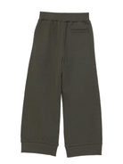 Pantaloni per bambino Balmain Kids verdi con logo BX6A80 Z3183 762 BALMAIN KIDS 