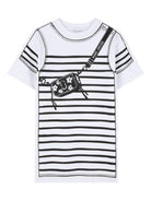 Abito per bambina The Marc Jacobs Kids bianco con stampa borsa W60715 10P THE MARC JACOBS KIDS 