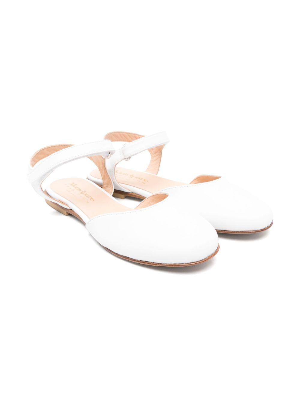 Ballerine per bambina Andrea Montelpare bianche in pelle con punta smussata MT11626 VAR1 MONTELPARE TRADITION KIDS 