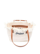 Borsa City Medium MC2 Saint Barth bianca con frange CBMF001 01034L MC2 ST. BARTH KIDS 