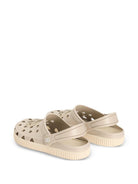 Sandali per bambini Dolce & Gabbana Kids beige con applicazione logo sul davanti DN0213 AT079 8X075 DOLCE & GABBANA KIDS 