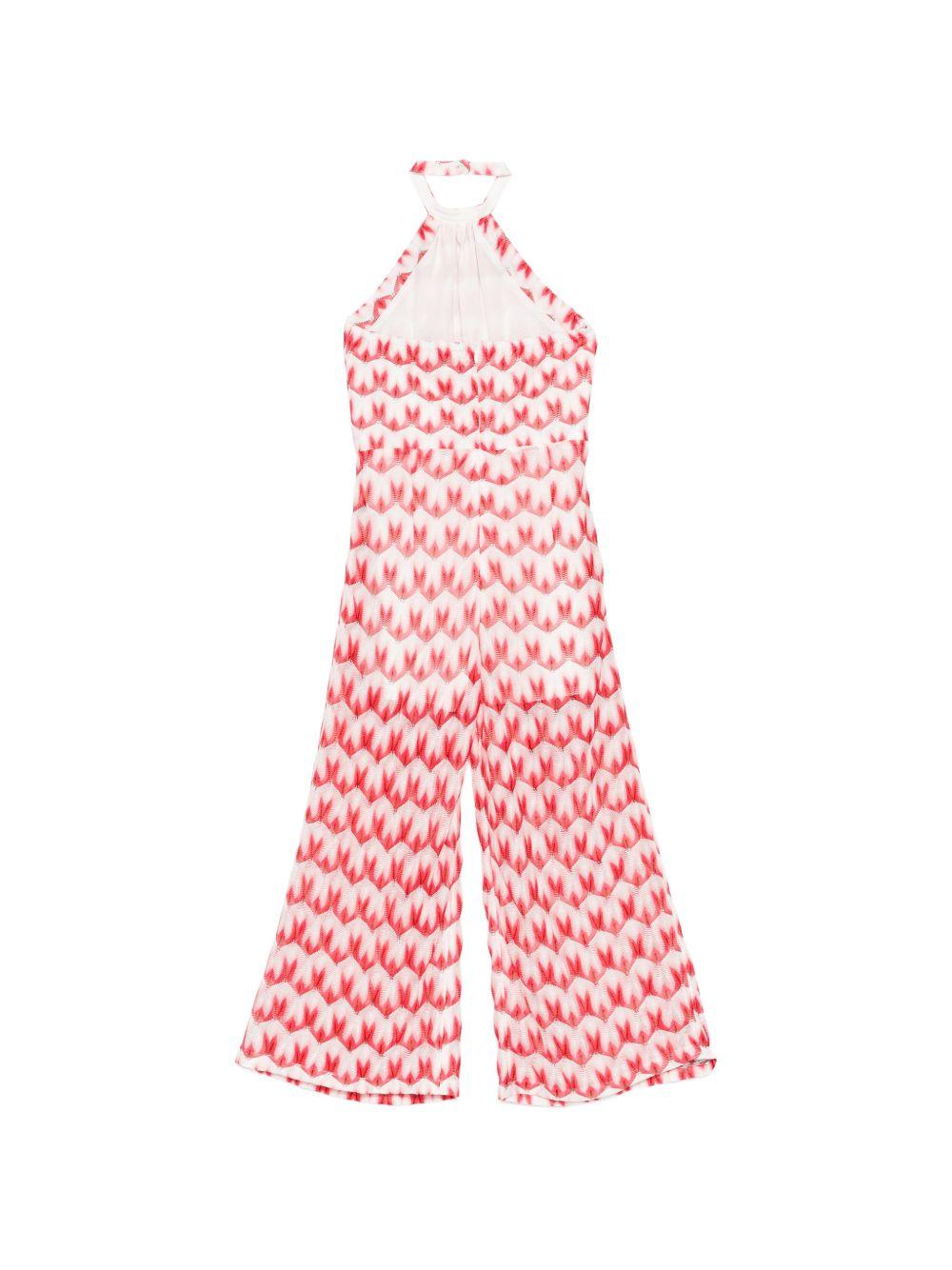 Tuta intera per bambina Missoni Kids multicolore con scollo all'americana MYAA32 Q0116 513MC MISSONI KIDS 