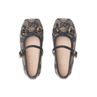 Ballerine per bambina Gucci Kids multicolore con logo GG all-over 856589HWK20 4041 GUCCI KIDS 