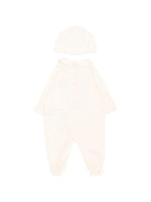 Set tutina e berretto per neonati Etro Kids bianco con orsetto stampato a paisley GZB530 Z3672 102 ETRO KIDS 