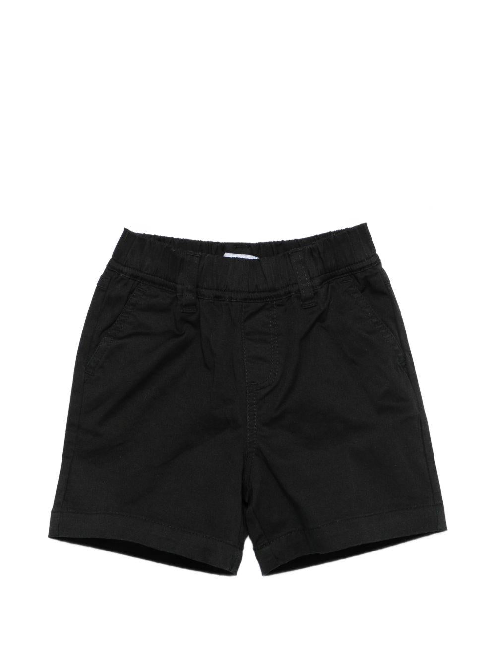 Shorts per neonato John Richmond Junior neri con tasche sul retro RIP26128BE BLACK JOHN RICHMOND KIDS 