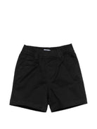 Shorts per neonato John Richmond Junior neri con tasche sul retro RIP26128BE BLACK JOHN RICHMOND KIDS 