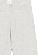 Pantaloni per bambino Eleventy Kids grigi con tasche posteriori applicate EX6P50 I0233 800 ELEVENTY KIDS 
