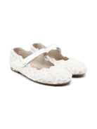 Ballerina per bambina Eli1957 bianco in tulle con chiusura laterale a strappo 40064AL BLANCO ElI 
