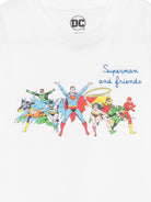 T-shirt per bambino MC2 Saint Barth Kids bianca con stampa supereroi DNV0001 03764L MC2 ST. BARTH KIDS 