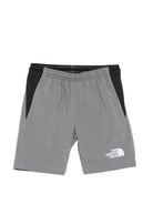 Shorts per bambino The North Face Kids grigio con design color block NF0A8BNH 0UZ1 THE NORTH FACE KIDS 