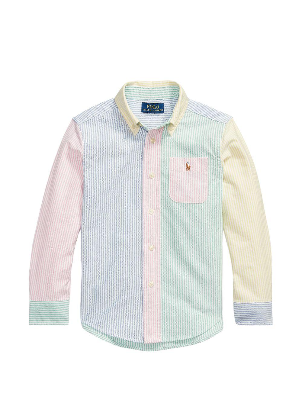 Camicia per bambino Polo Ralph Lauren Kids multicolore con motivo Polo Pony 322B13800 001 Ralph Lauren kids 