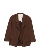 Blazer per donna Alysi marrone con ampio risvolto 116833 P6224 CACAO ALYSI 