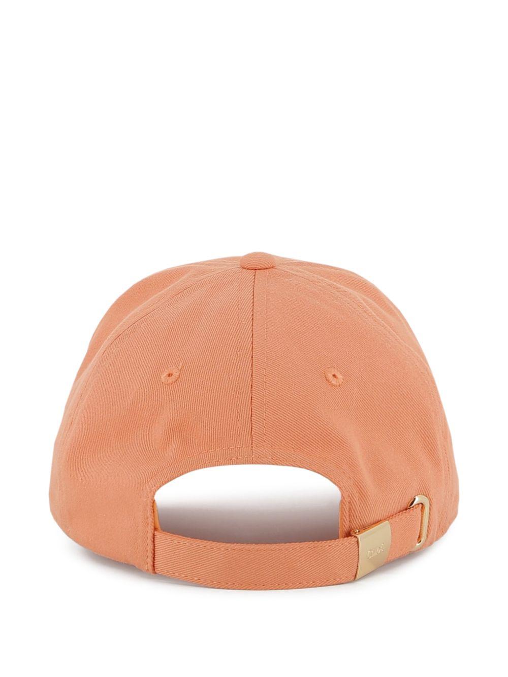 Cappello per bambina Chloé Kids rosa con logo ricamato C20871 43A CHLOE' KIDS 