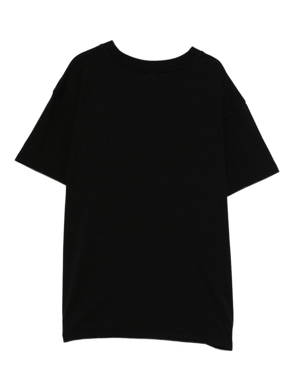 T-shirt per bambini Stella McCartney Kids nera con stampa sul davanti TX8C01 Z0434 961 STELLA McCARTNEY KIDS 