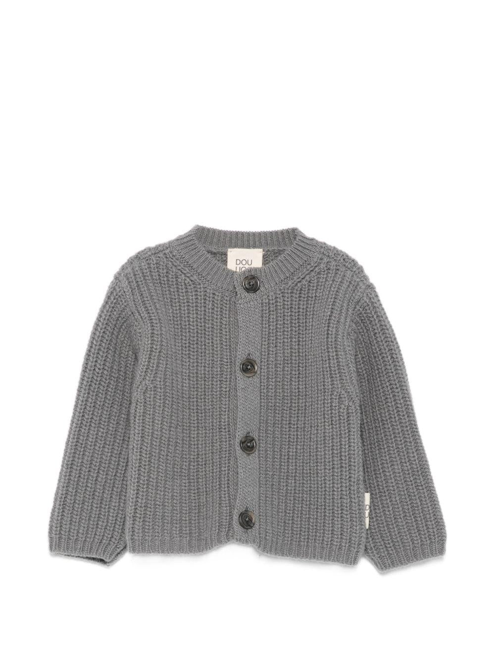 Maglione per neonato Douuod Kids grigio con lavorazione a maglia DZ9500 Z3404 917 DOUUOD KIDS 