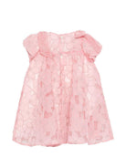 Abito per neonata La Stupenderia rosa con dettaglio fiocco 2CCAB68 X07 LA STUPENDERIA KIDS 