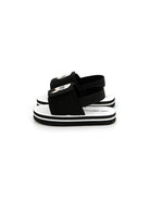 Sandali con stampa Choupette per bambina Karl Lagerfeld Kids nero con soletta con logo Z30384 09B KARL LAGERFELD KIDS 