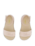 Sandali per bambina Chloé Kids rosa con ricamo C20917 46J CHLOE' KIDS 