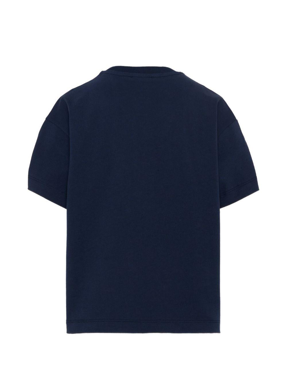 T-shirt per bambini Etro Kids blu con dettaglio Teddy GZ8P31 Z3672 617 ETRO KIDS 