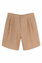 Shorts per bambina Michael Kors Kids marrone con tasche R30565 263 MICHAEL KORS KIDS 