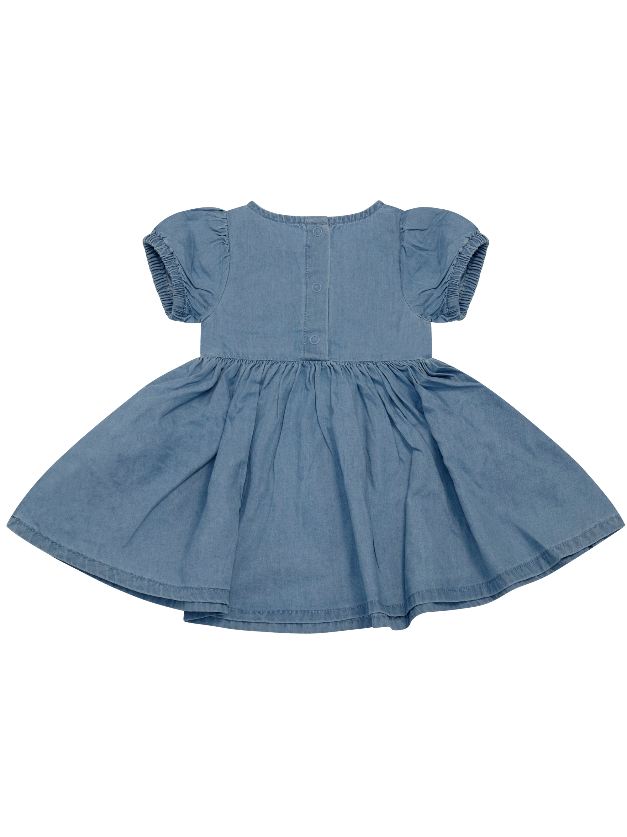 Abito per neonata Stella McCartney Kids denim con motivo coccinelle TY1021 Z0161 600 STELLA McCARTNEY KIDS 