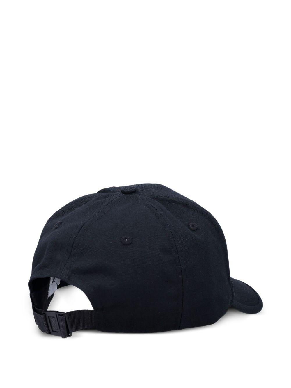 Cappello da baseball per bambino Stone Island Junior nero con applicazione L1S169100001S0248 V0029 STONE ISLAND JUNIOR 