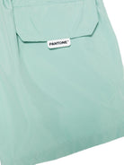 Costume per bambino MC2 Saint Barth Kids verde con toppa con logo sul retro JEA0012 01674L MC2 ST. BARTH KIDS 