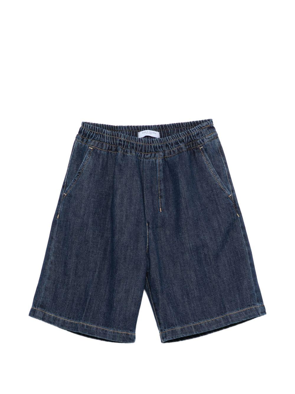 Shorts per bambino Paolo Pecora Kids in denim elasticizzati PP4375 BLU PAOLO PECORA KIDS 
