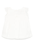 Abito per neonata La Stupenderia bianco in misto lino TBCT52 D02 LA STUPENDERIA KIDS 