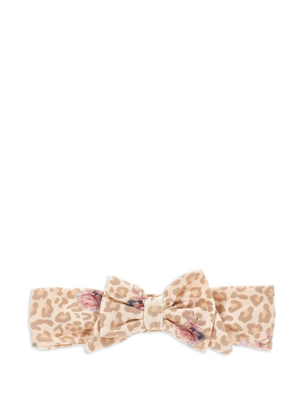 Fascia per neonata Monnalisa Kids beige con stampa leopardata 39H004 8009 0080 MONNALISA KIDS 