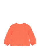 Giubbino per bambina Stella McCartney Kids arancione con applicazioni floreali TY2A47 Z3457 426 STELLA McCARTNEY KIDS 