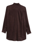 Camicia per donna ALYSI marrone con colletto classico 165814 A5042 CHOCO ALYSI 