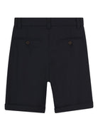 Shorts per bambino Givenchy Kids blu con pieghe H31111 061 GIVENCHY KIDS 