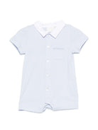 Set tutina e cappellino per neonato Givenchy Kids azzurro con colletto H31253 771 GIVENCHY KIDS 