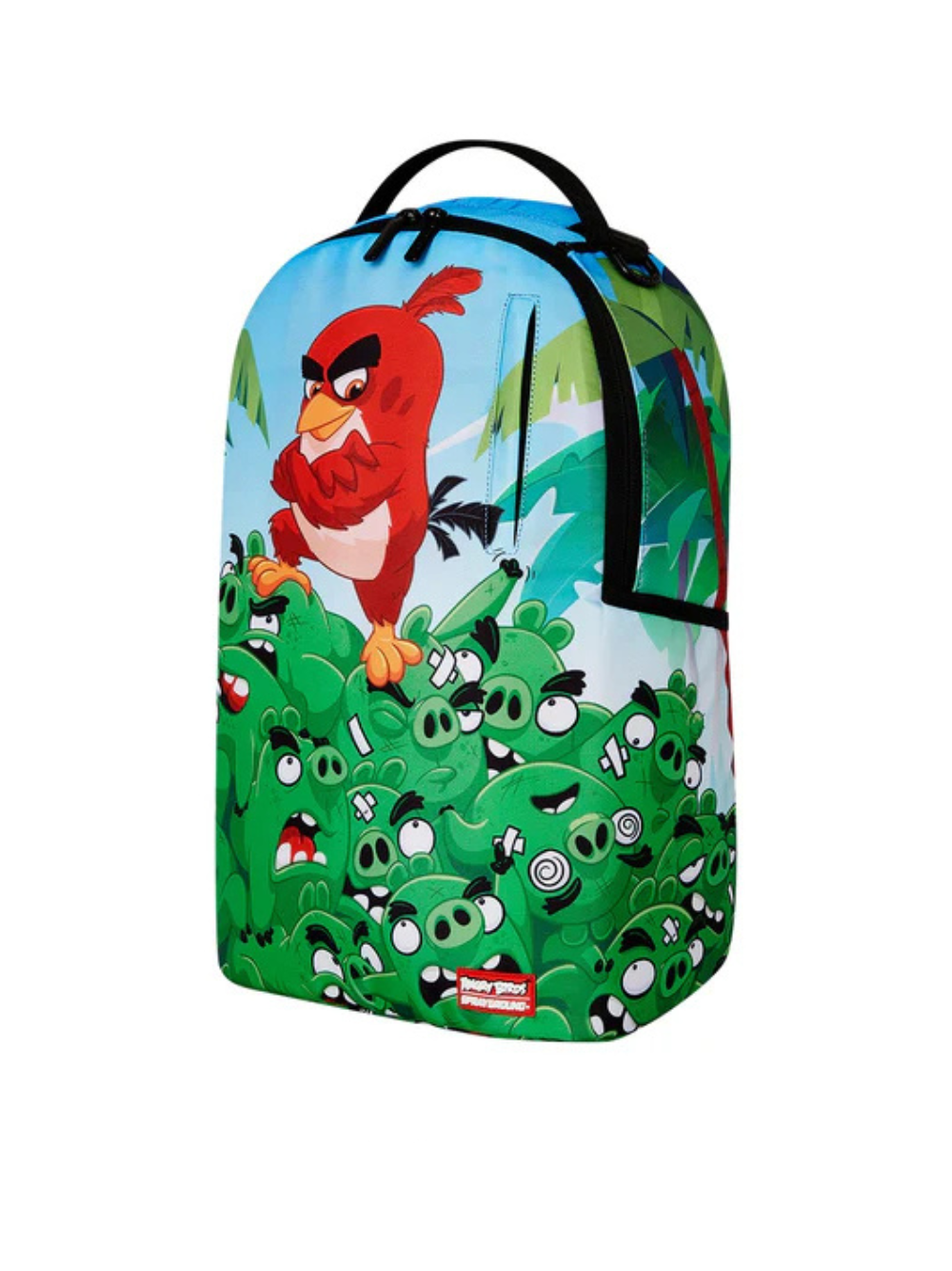 Zaino Angry Birds per bambini Sprayground Kid multicolore con tasche stampa all-over 910B7796 NSZ SPRAYGROUND KIDS 