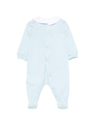 Pigiama per neonato Moschino Kids azzurro con stampa grafica Teddy Bear MUT04QLAA02 40304 MOSCHINO KIDS 