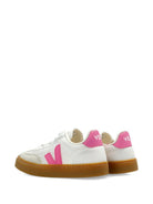 Sneakers per bambina Veja Kids bianche con inserti rosa SY2221523 WHITE MALIBU NATURAL VEJA KIDS 