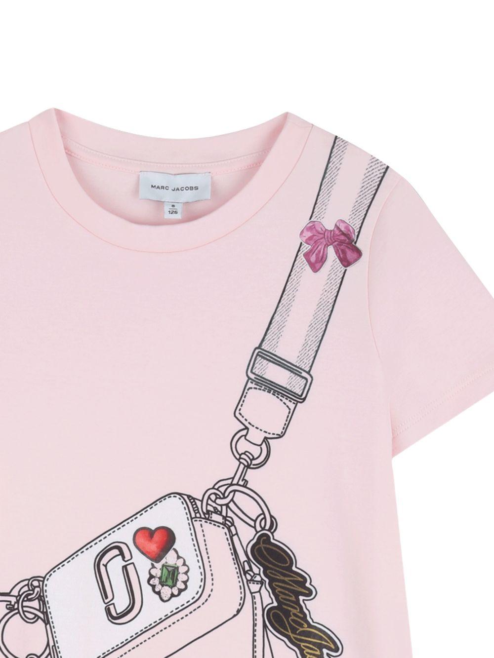 Abito per bambina The Marc Jacobs Kids rosa con dettaglio borsa W60711 475 THE MARC JACOBS KIDS 