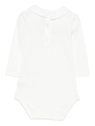 Tutina per neonati Bonpoint bianca con dettagli natalizi ricamati sul colletto N05PUNK00001 002 BONPOINT 