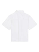 Camicia per bambino Balmain Kids bianca con cuciture a contrasto BY5P11 P0562 100NE BALMAIN KIDS 