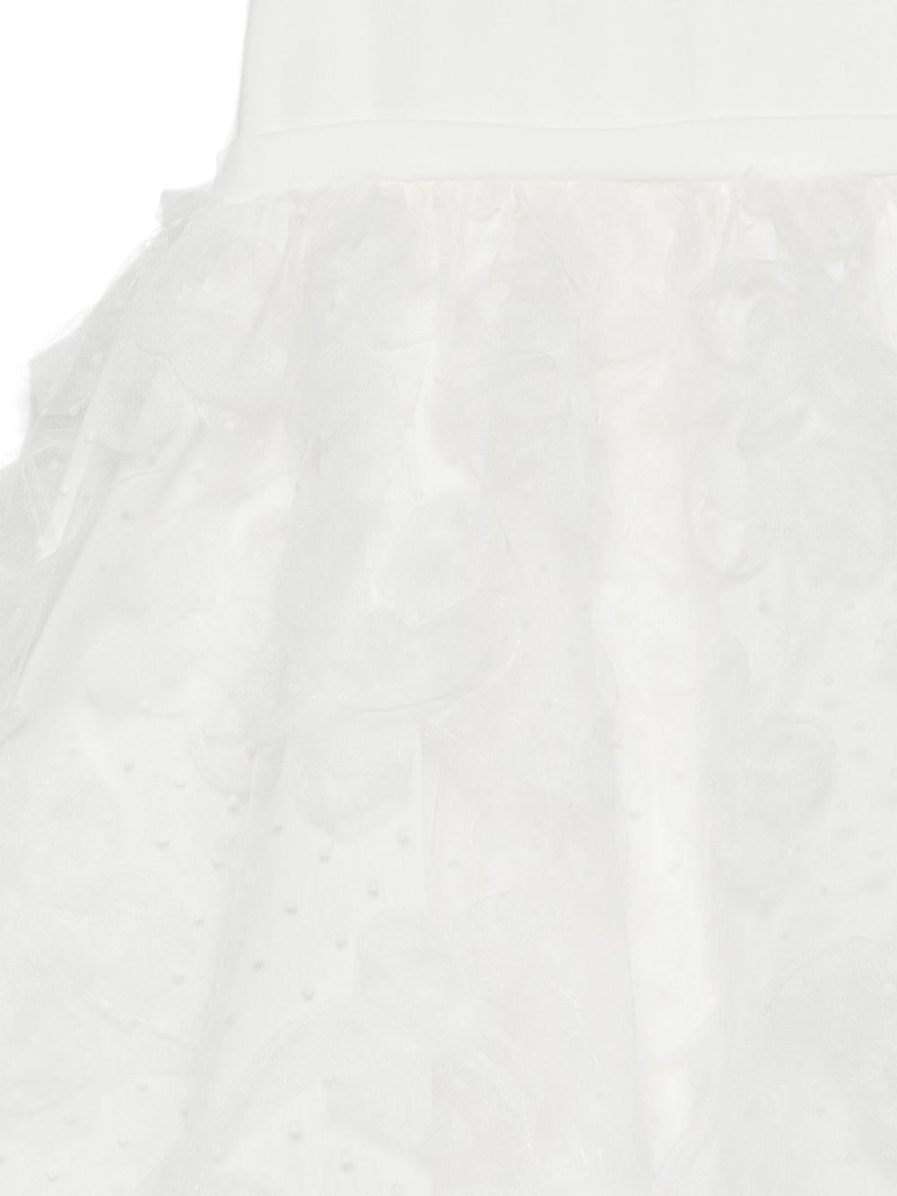 Abito per neonata La Stupenderia Luce bianco con gonna a ruota CBAB52 X26 LA STUPENDERIA 